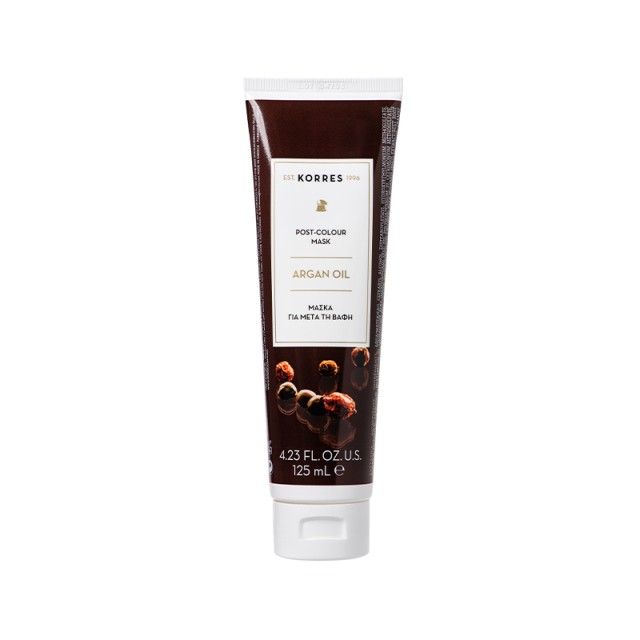 KORRES Argan Oil Post-Colour Mask Μάσκα Μαλλιών Για Μετά Την Βαφή 125ml
