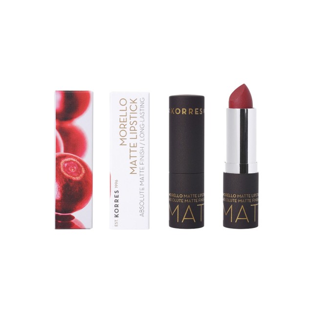 KORRES Morello Matte Lipstick 59 Burgundy Red