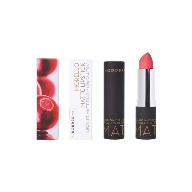 KORRES Morello Matte Lipstick 49 Watemelon Sorbet