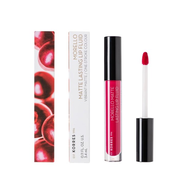 KORRES Morello Matte Lasting Lip Fluid 29 Strawberry Kiss