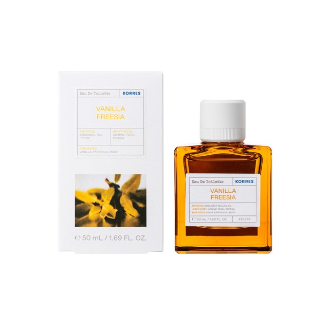 KORRES Vanilla Freesia Eau de Toilette Γυναικείο Άρωμα 50ml