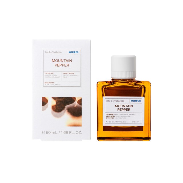 KORRES Mountain Pepper Eau de Toilette Ανδρικό Άρωμα 50ml