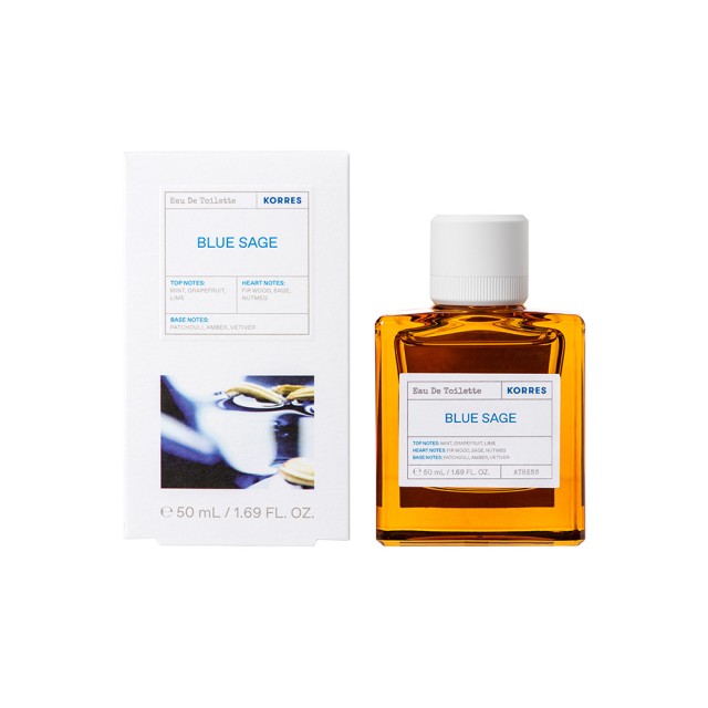 KORRES Blue Sage Eau De Toilette Ανδρικό Άρωμα 50ml