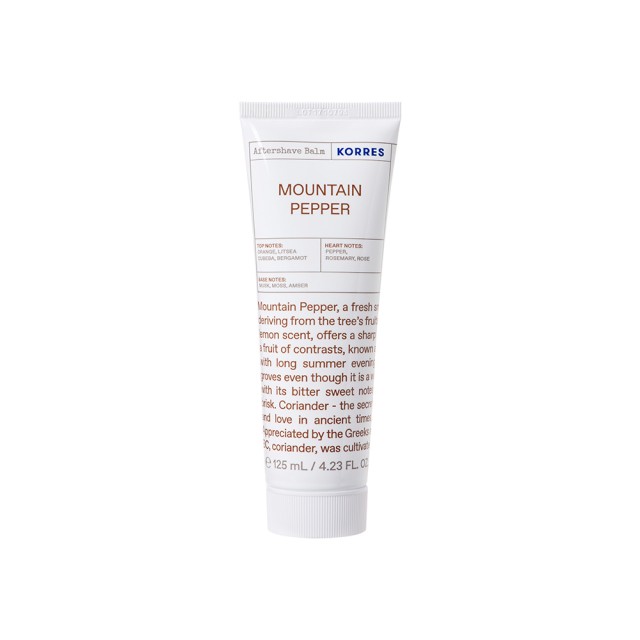 KORRES Mountain Pepper Aftershave Ενυδατικό Γαλάκτωμα Για Μετά Το Ξύρισμα 125ml