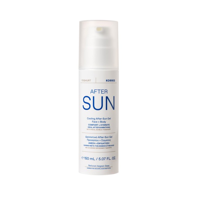 KORRES YOGHURT After-Sun Gel Ενυδατικό Γαλάκτωμα για Μετά τον Ήλιο για Πρόσωπο - Σώμα 150ml