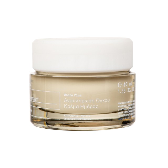 KORRES White Pine Day Cream Λευκή Πεύκη Κρέμα Ημέρας Αναπλήρωσης Όγκου για Κανονικές / Μικτές Επιδερμίδες 40ml