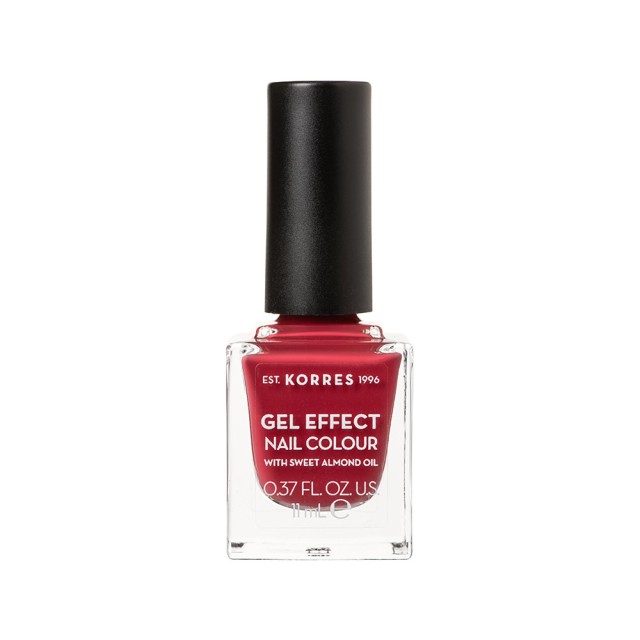 KORRES Gel Effect Βερνίκι Νυχιών Nail Color 52 Eternity Red Rose