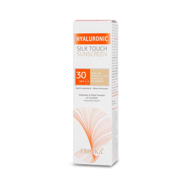 FROIKA Hyaluronic Silk Touch Sunscreen SPF30 Αντηλιακή Κρέμα Προσώπου με Αντιγηραντικές Ιδιότητες 50ml