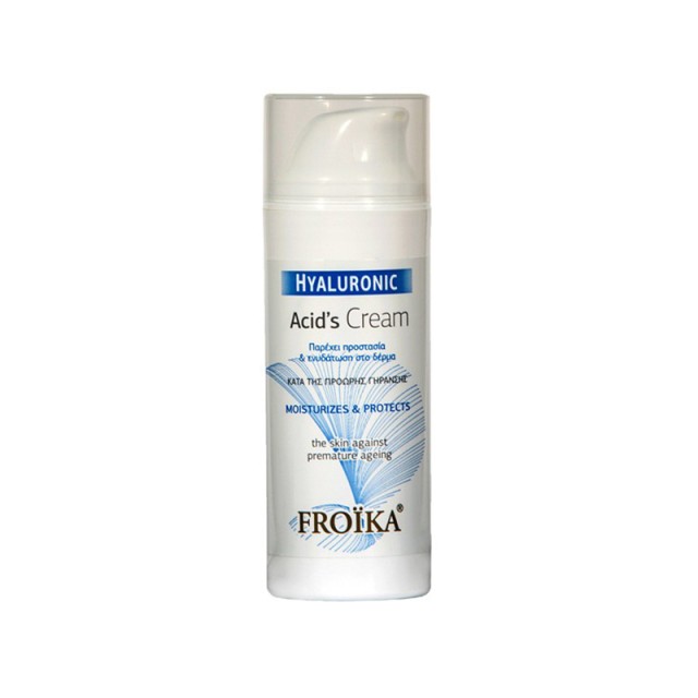 FROIKA Hyaluronic Acids Cream Pump Ενυδατική Προσώπου Κατά της Πρόωρης Γήρανσης 50ml