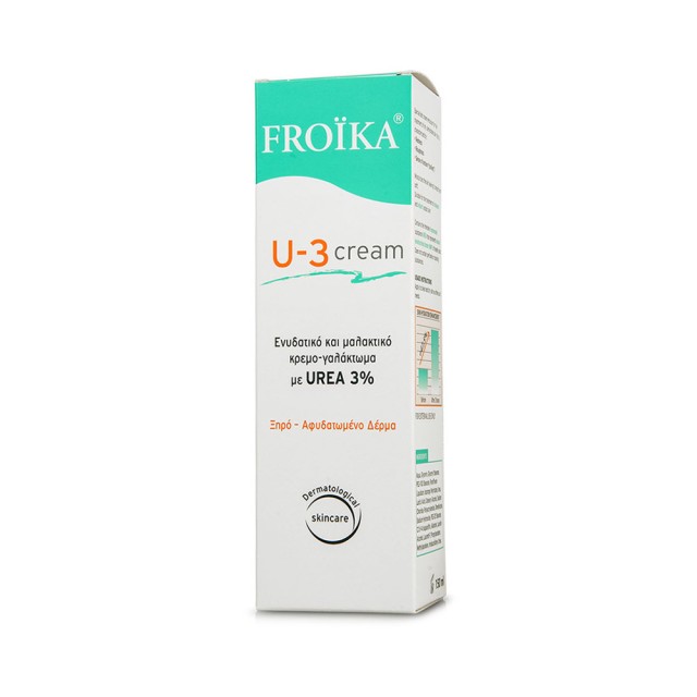 FROIKA U-3 Urea Ενυδατικό και Μαλακτικό Κρεμο-Γαλάκτωμα με Urea 3% 150ml