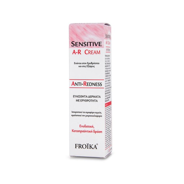 FROIKA Sensitive A-R Anti-Redness Κρέμα Προσώπου Ημέρας με Υαλουρονικό Οξύ για Ευαίσθητες Επιδερμίδες κατά της Ερυθρότητας 40ml