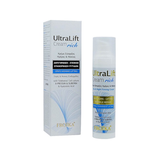 FROIKA Ultralift Cream Rich Κρέμα Σύσφιξης Ημέρας & Νύχτας για Ξηρές / Άτονες Επιδερμίδες 40ml