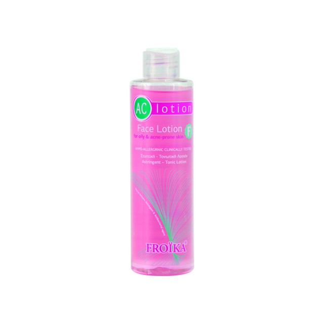 FROIKA Ac Face Lotion F Στυπτική-Τονωτική Λοσιόν για Λιπαρό Με Τάση Ακμής Δέρμα 200ml