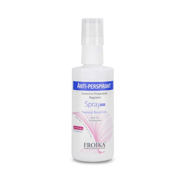 FROIKA Antiperspirant Γυναικείο Αντιιδρωτικό Σπρέυ 24ωρης προστασίας 60ml