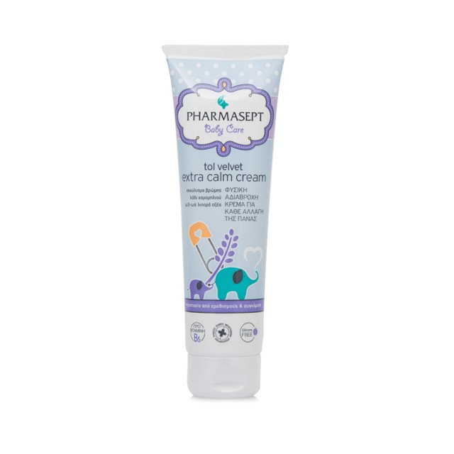 PHARMASEPT Tol Velvet Baby Extra Calm Cream Υποαλλεργική Κρέμα Αλλαγής Πάνας 150ml