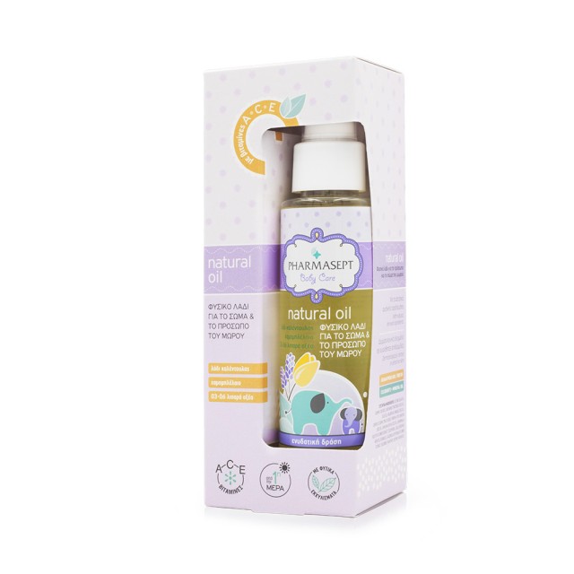 PHARMASEPT Baby Care Natural Oil Φυσικό Βρεφικό Λάδι για Πρόσωπο & Σώμα 100ml