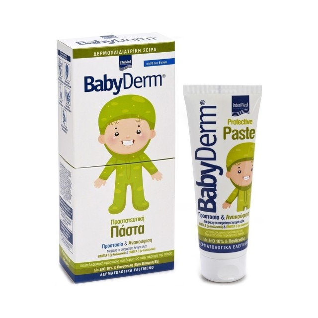 INTERMED Babyderm Προστατευτική Πάστα Αδιαβροχοποίησης της Μηρογεννητικής Περιοχής 125ml