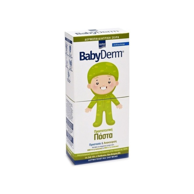 INTERMED Babyderm Ενυδατική & Προστατευτική Κρέμα Σώματος Με Ωμέγα 3-6 125ml