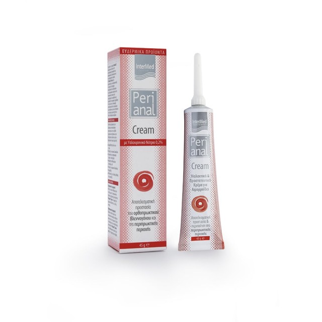 INTERMED Perianal Cream Κρέμα Ανακούφισης & Προστασίας Για Τις Αιμορροΐδες 45g