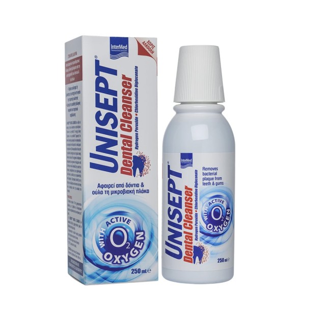 INTERMED Unisept Dental Cleanser Στοματικό Διάλυμα Κατά της Κακοσμίας 250ml