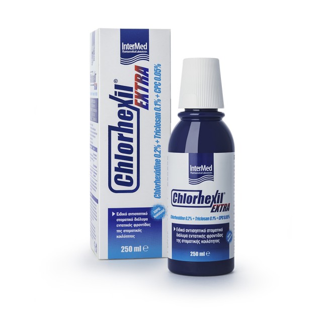INTERMED Chlorhexil Extra Στοματικό Διάλυμα 250ml