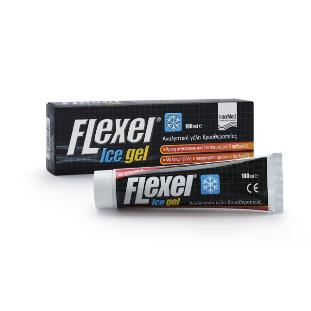INTERMED Flexel Ice Gel Αναλγητική Γέλη Κρυοθεραπείας 100ml