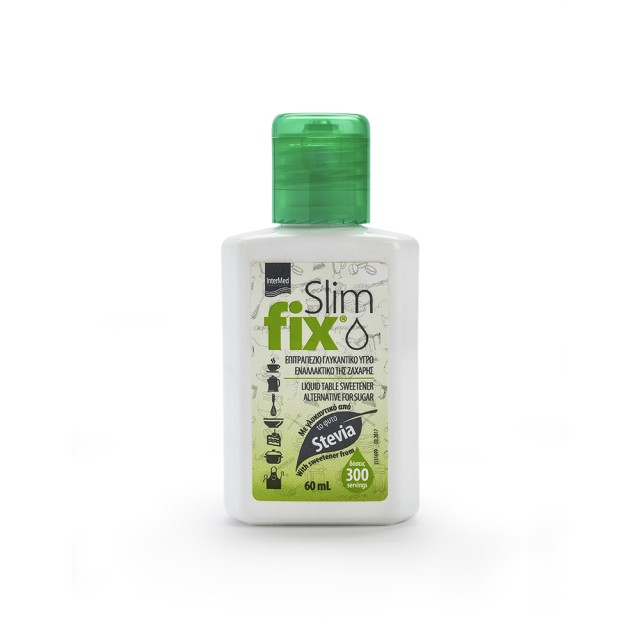 INTERMED Slim Fix Γλυκαντικό με Στέβια 60ml