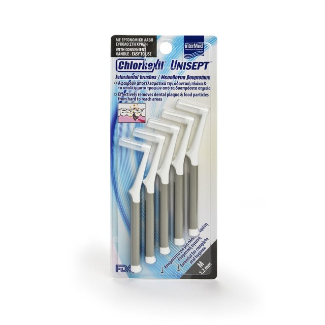INTERMED Interdental Brush Μεσοδόντια Βουρτσάκια M 1,2Mm
