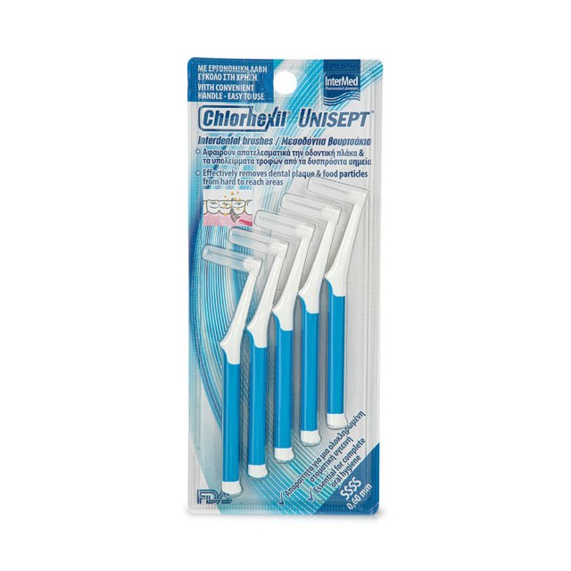 INTERMED Interdental Brush Μεσοδόντια Βουρτσάκια Ssss 0,60Mm