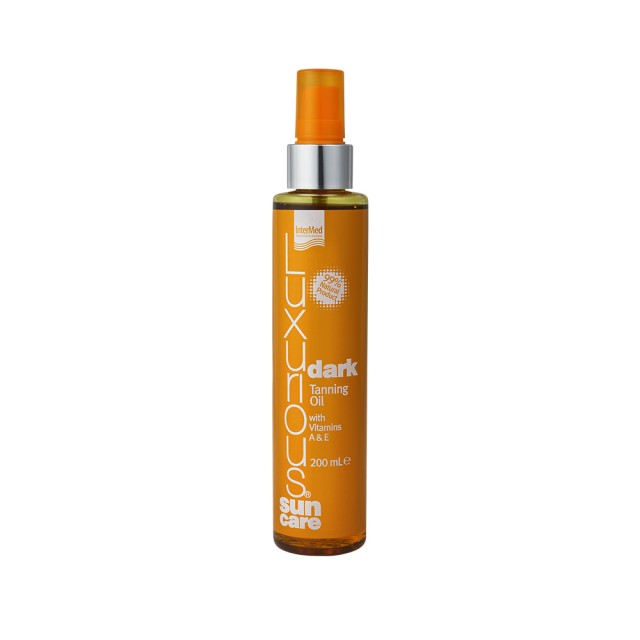 INTERMED Luxurious Sun Care Dark Ξηρό Λάδι για Γρήγορο & Έντονο Μαύρισμα 200ml