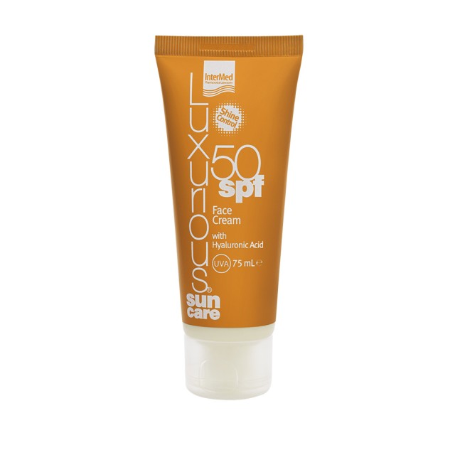 INTERMED Luxurious Sun Care Αντηλιακή Κρέμα Προσώπου SPF50 75ml