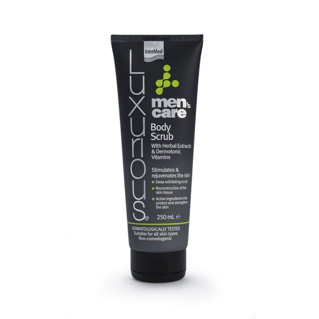 INTERMED Luxurious Men’s Care Body Scrub Ανδρικό Απολεπιστικό Σώματος 250ml