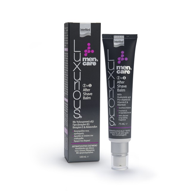 INTERMED Luxurius Mens Care 2 in 1 After Shave Balm Γαλάκτωμα για Μετά το Ξύρισμα 100ml