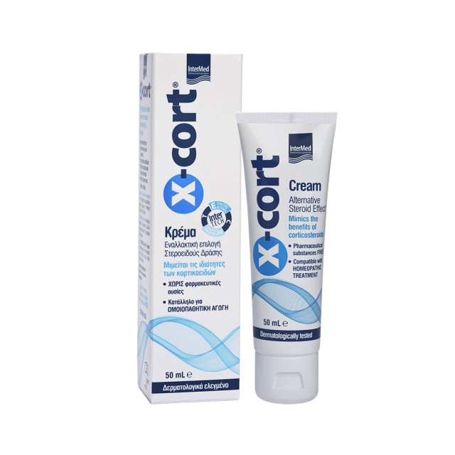 INTERMED X-cort Cream Εναλλακτική Επιλογή Στεροειδούς Δράσης 50ml