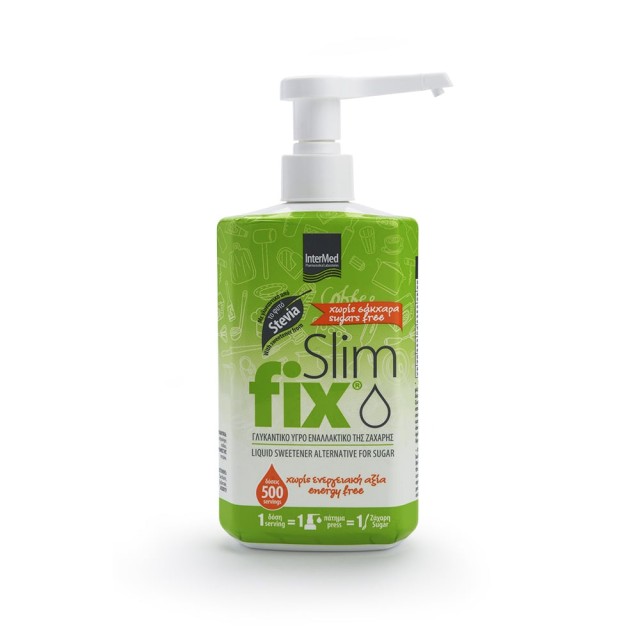 INTERMED Slim Fix Γλυκαντικό με Στέβια 500ml