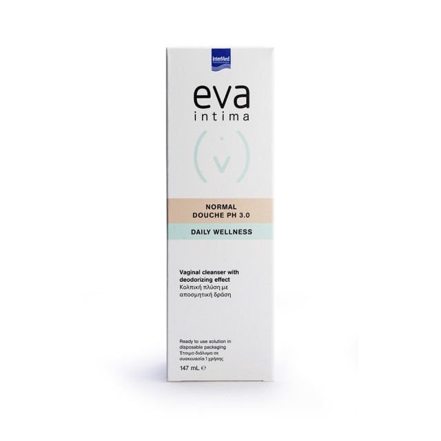INTERMED Eva Douche Normal pH3.0 Καθαριστικό Για Κολπικές Πλύσεις 147ml