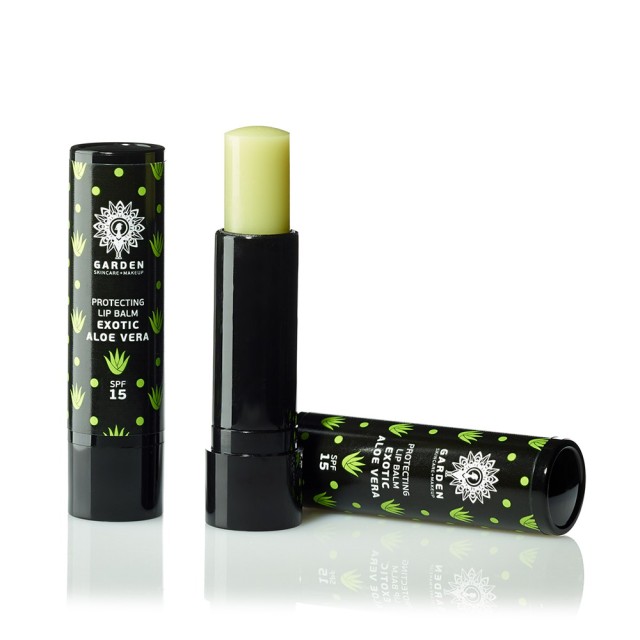 GARDEN Protecting Lip Balm για την Περιποίηση και Προστασία των Χειλιών Exotic Aloe Vera