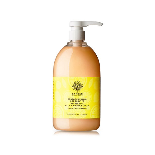 GARDEN Αναζωογονητικό Αφρόλουτρο Lemon Lime & Orange 1lt