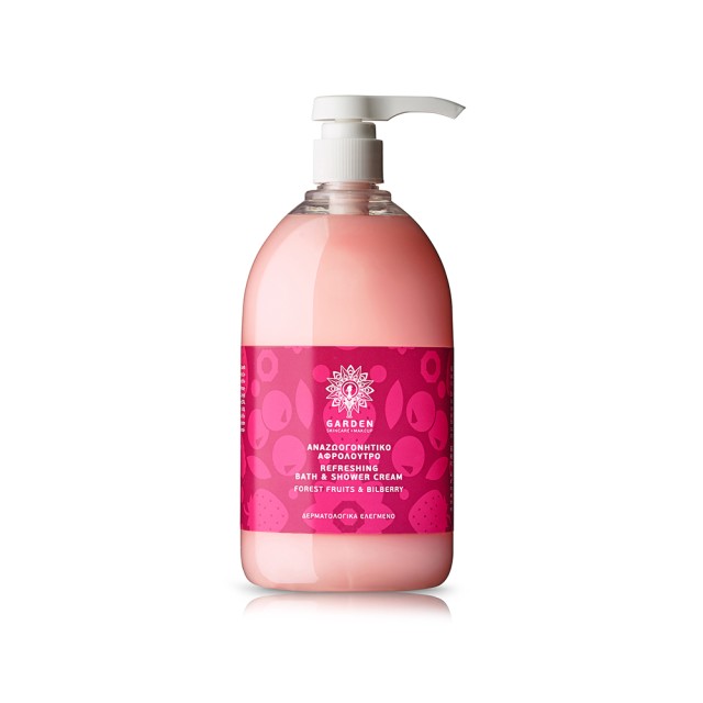 GARDEN Αναζωογονητικό Αφρόλουτρο Forest Fruits & Bilberry 1lt