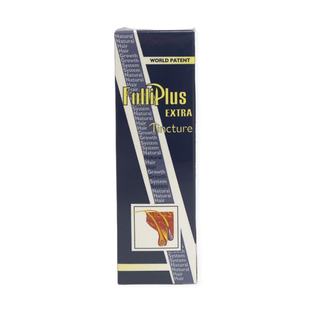 FOLLIPLUS Extra Tincture Αποτελεσματική Λοσιόν που Προλαμβάνει & Καταπολεμάει τα Συμπτώματα της Αλωπεκίας & της Τριχόπτωσης 100 ml