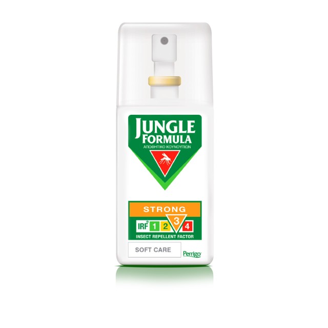 JUNGLE FORMULA Strong Soft Care IRF3 Αντικουνουπικό Σπρέι 75ml