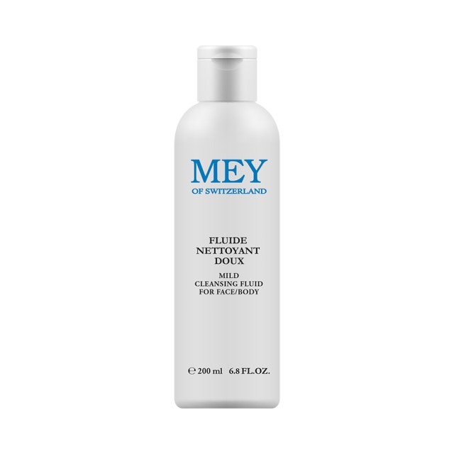 MEY Gentle Cleansing Fluid Υγρό Καθαρισμού Προσώπου & Σώματος Για Ευαίσθητες Επιδερμίδες 200ml