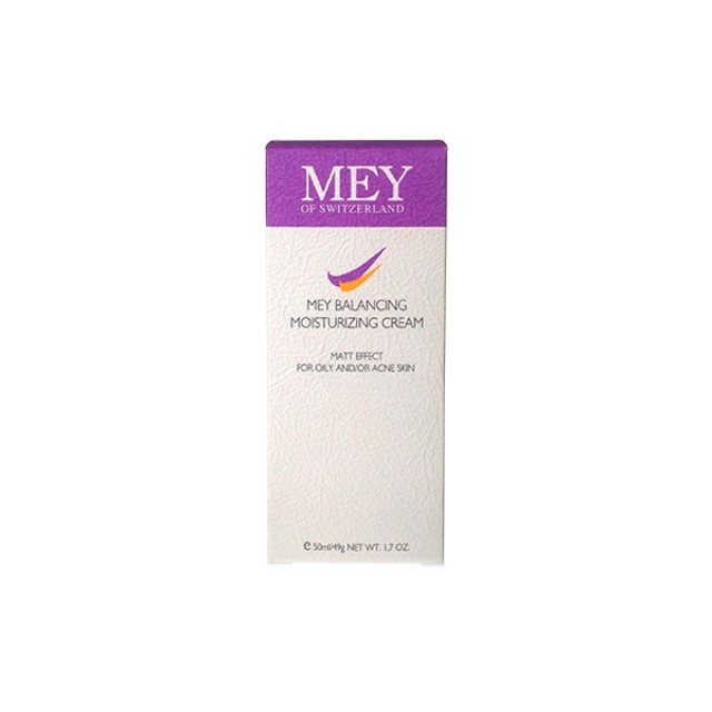 MEY Balancing Cream Ενυδατική Κρέμα Προσώπου Για Λιπαρή Ακνεϊκή Επιδερμίδα 50ml