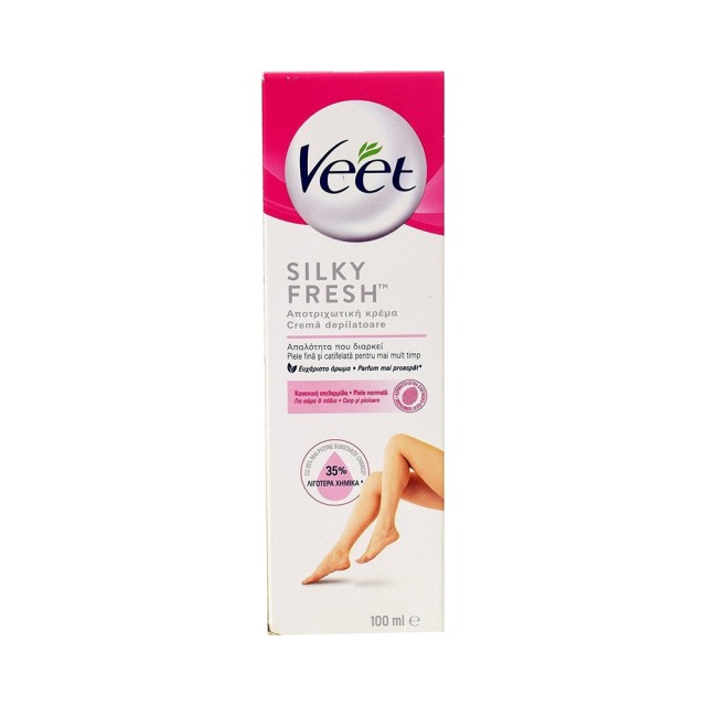 VEET Silk & Fresh Κρέμα Αποτρίχωσης για Κανονικές Επιδερμίδες 100ml