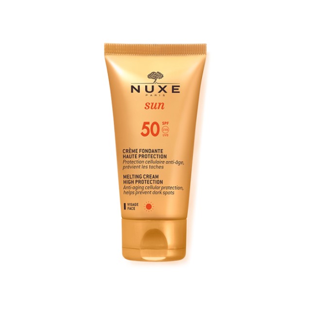 NUXE Melting Cream High Protection SPF50 Αντιηλιακή Κρέμα Προσώπου Κατά Των Πανάδων 50ml
