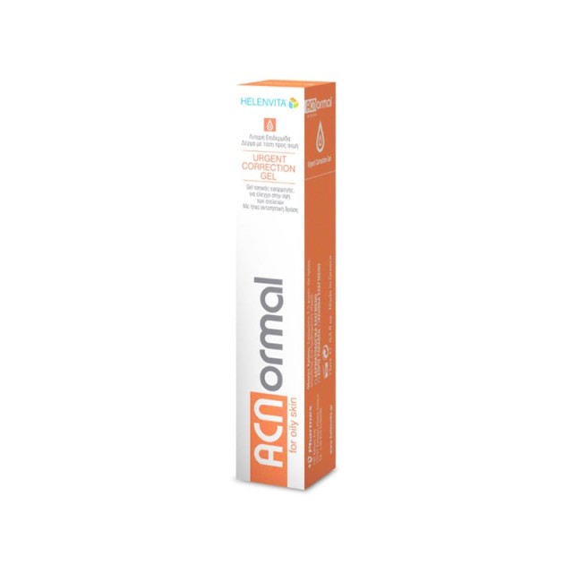 HELENVITA ACNormal Urgent Correction Gel Τζελ Τοπικής Εφαρμογής για Ατέλειες, Λιπαρό-ΑκνεΪκό Δέρμα 15ml