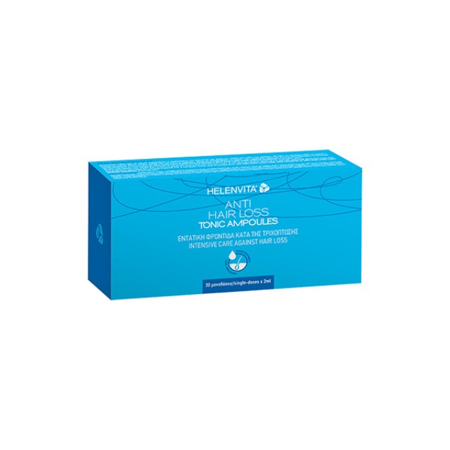 HELENVITA Anti Hair Loss Tonic Amps Τονωτικές Αμπούλες Κατά της Τριχόπτωσης 30x2ml