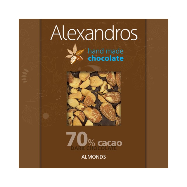 ALEXANDROS health chocolate with Almond 90gr