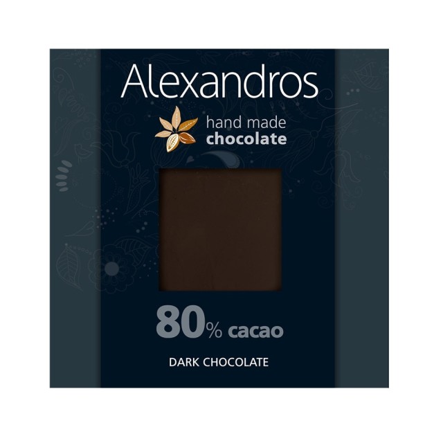 ALEXANDROS health chocolate 80% 90gr