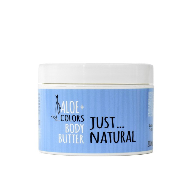 ALOE + COLORS Just Natural Body Butter Ενυδατικ? Κρέμα Σώματος 200ml